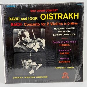 Hall of Fame David and Igor Oistrakh Bach Concerto 12" Vinyl LP‎ - NEAR MINT